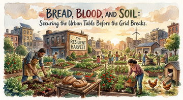 Bread, Blood, and Soil: Securing the Urban Table Before the Grid Breaks