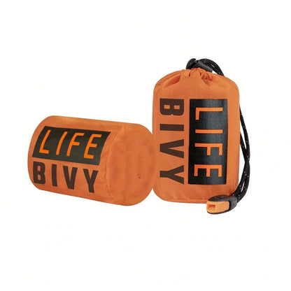 Emergency Survival Sleeping Bag Warm Bivy - Used as Emergency Bivy Bag, Survival Sleeping Bag, Mylar Emergency Blanket