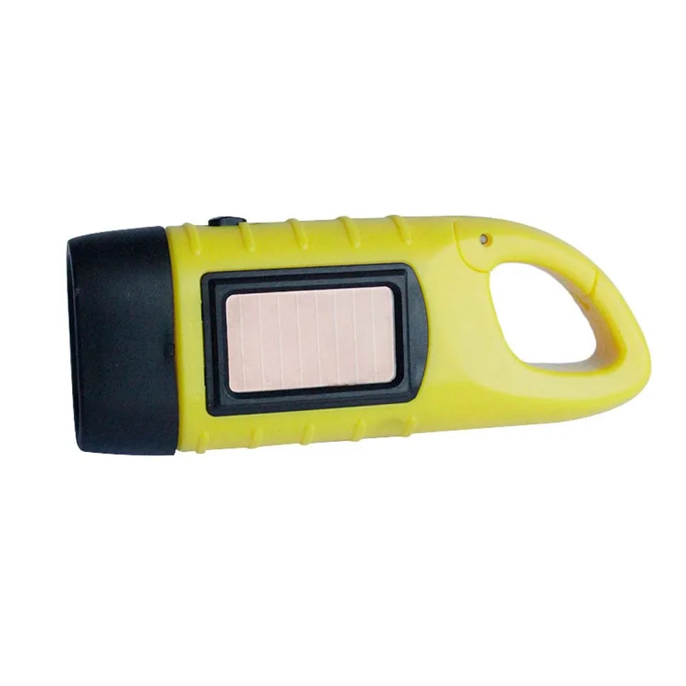 Portable LED Flashlight Tent Light Hand Crank Dynamo Solar Power Torch for Outdoor Camping Hiking Long-Range Emergency Lantern
