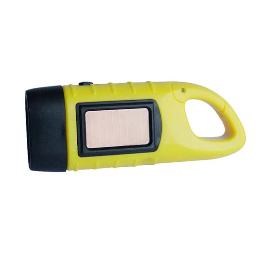 Portable LED Flashlight Tent Light Hand Crank Dynamo Solar Power Torch for Outdoor Camping Hiking Long-Range Emergency Lantern