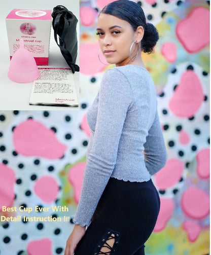Feminine Menstrual Cups – Reusable Menstruation Cup – Period Cup - Pink