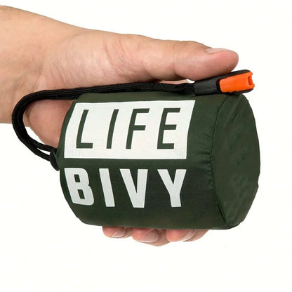 Emergency Survival Sleeping Bag Warm Bivy - Used as Emergency Bivy Bag, Survival Sleeping Bag, Mylar Emergency Blanket