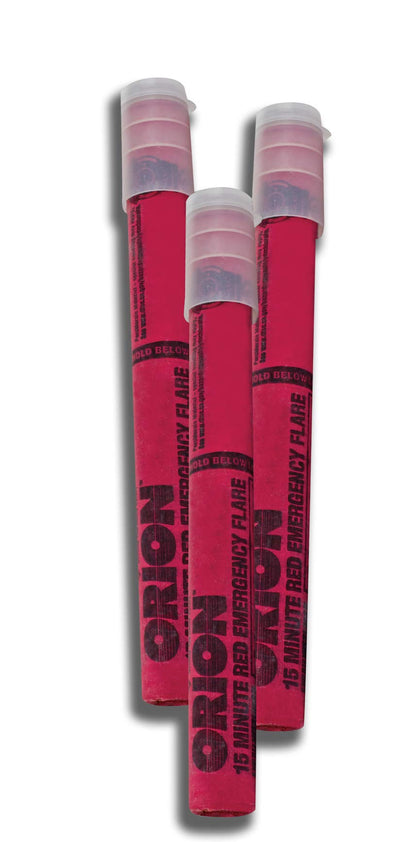Orion Products 3153-08 3-15 Minute Road Flares (1 Pack of 3 Flares)- Model # 3153-08