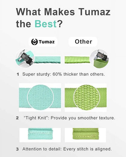 Yoga Mat Holder (Mat Not Incl.), Adjustable Yoga Mat Carrier, Turquoise