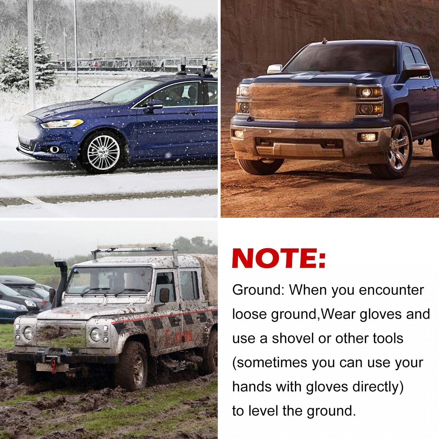 Car traction mats use cases in snow, mud and off-road conditions with safety tips for better vehicle recovery
