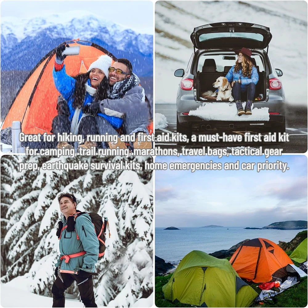 Survival Emergency Mylar Thermal Blanket Foil Space Blanket for NASA Body Warmer Outdoor First Aid Camping Gear Hiking Travel
