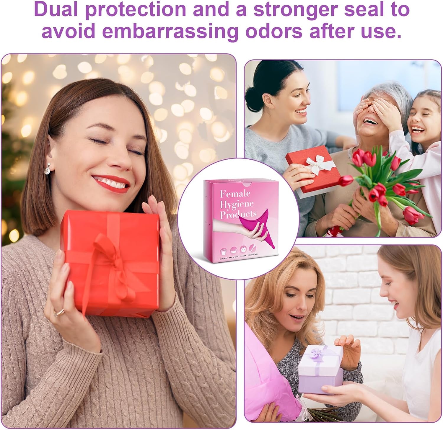 Female Urinal, Reusable Silicone Foolproof Women Pee Funnel Allows Women to Pee Standing Up,Women'S Urinal Is the Perfect Companion for Indoor Use