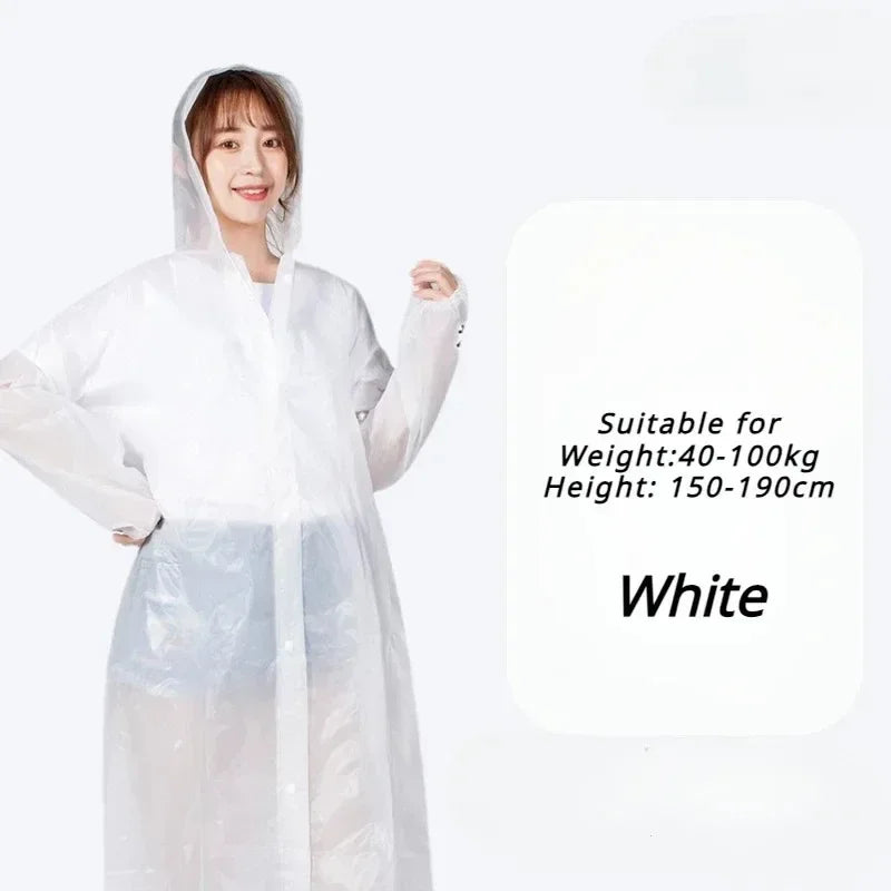 Adult Raincoat Non Disposable Thickened Outdoor Travel Climbing Waterproof Rain Gear Universal One Piece Raincoat