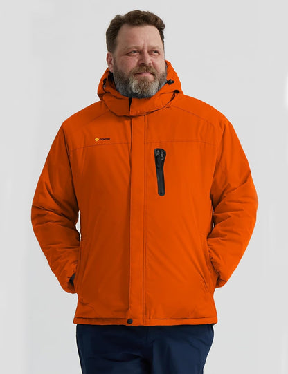 Men'S Ski Snow Jacket Warm Winter Waterproof Coat Snowboard Rain Jacket Hooded Windproof Windbreaker